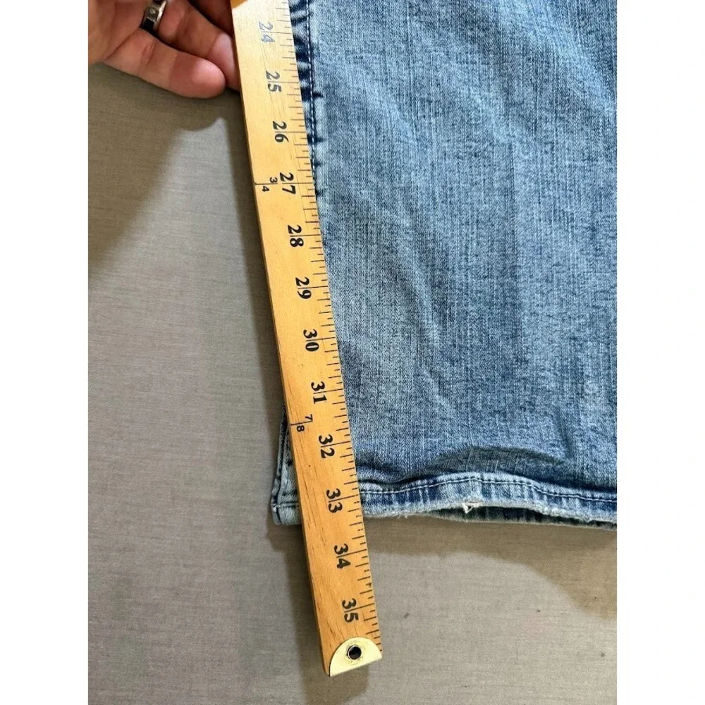 True Religion Ricky Relaxed Straight Jeans Mens 38 Blue Denim Pocketed Men 38X33